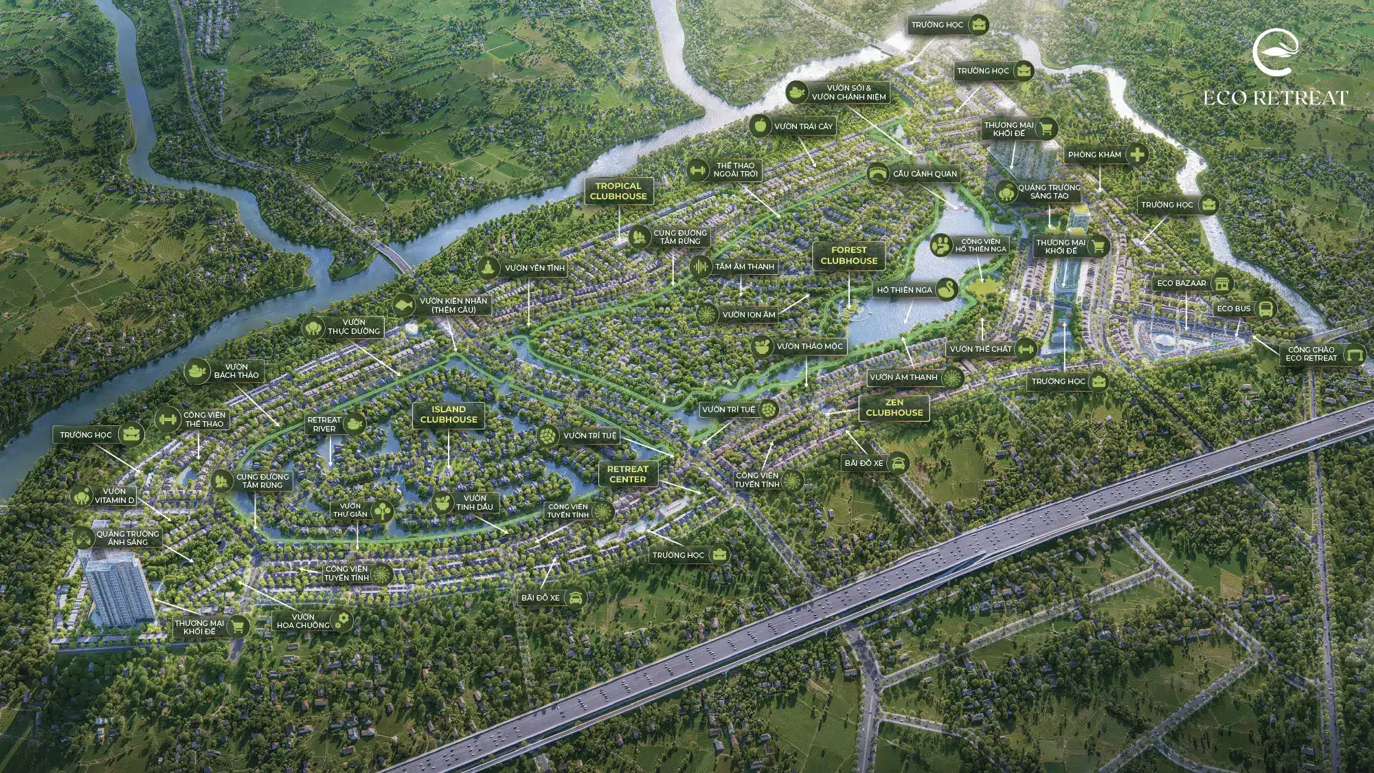 Eco Retreat Long An amenities